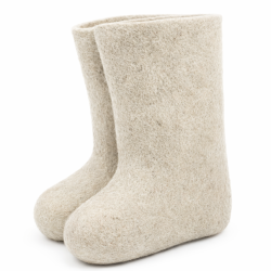 Валенки белые ручной работы (001Д)