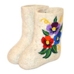 Валенки "Цветочная поляна" (0197Н)
