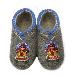 Тапочки женские "Три матрешки" (Т369)