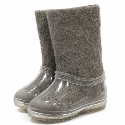 Валенки серые с галошами (200Д-СП)