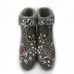 Полуваленки "Рябина на морозе" (252В) 39 размер