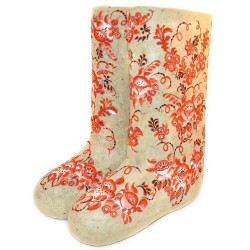 Валенки "Красная гжель" (0225А)