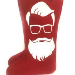 Валенки мужские красные (401Н)