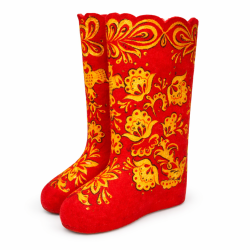 Валенки красные (417А)