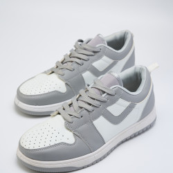 Кроссовки мужские серо-белые,  5126-11