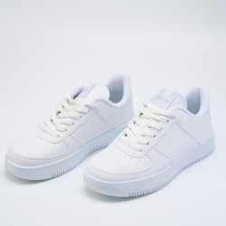 Кроссовки женские белые,  D5328-1