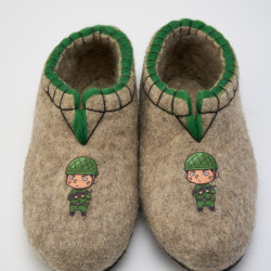 Тапочки мужские "Солдатик" (Т393)