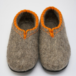 Тапочки женские с обшивкой (Т327Н)