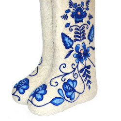 Валенки дизайнерские "Изморозь" (0133Н)