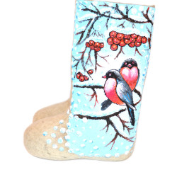 Валенки "Снегири" (0167А)