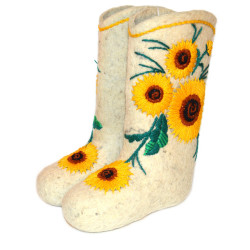 Валенки "Подсолнухи" (062В)