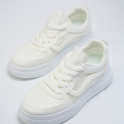 Кроссовки женские белые,  G36-3