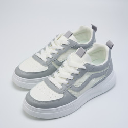 Кроссовки женские бело-серые,  G36-5