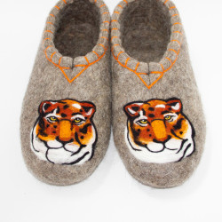 Тапочки мужские "Полосатый хищник" (Т020Н)