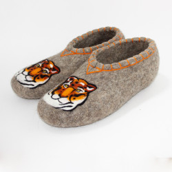 Тапочки мужские "Полосатый хищник" (Т020Н)