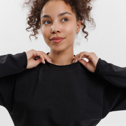 Лонгслив оверсайз  (Л102Ч)  