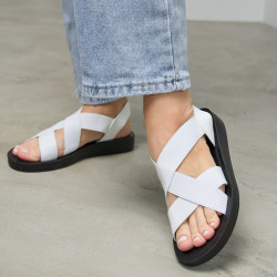 Босоножки женские ,белые,  L603-1