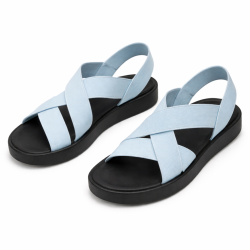 Босоножки женские ,голубые,  L603-3