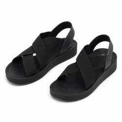 Босоножки женские ,черные,  L603