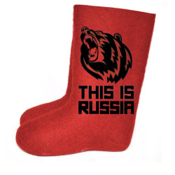 Валенки "This is Russia" (421А)