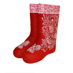 Валенки "Красный бархат" (420А)