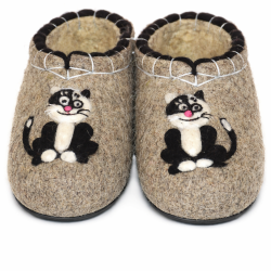 Тапочки мужские "Черный кот" (Т019Н)