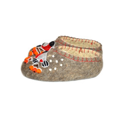 Тапочки женские "Снегири на рябине" (Т029Н)