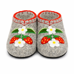 Тапочки женские "Земляника" (Т088Н)