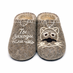 Тапочки мужские "Ты заходи,если что" (Т127Н)