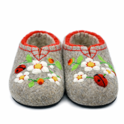 Тапочки женские "Цветочный венок" (Т161Н)
