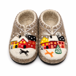 Тапочки женские "Домик в деревне" (Т342Н)