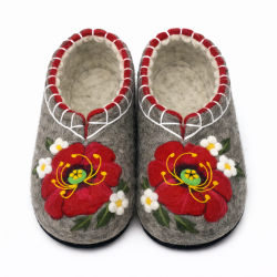 Тапочки женские "Маки" (Т349Н)