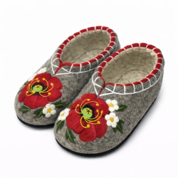 Тапочки женские "Маки" (Т349Н)