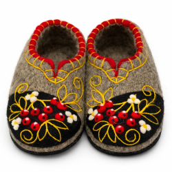 Тапочки женские "Ягодный узор" (Т360Н)