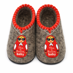 Тапочки женские "Матрешка" (Т366)