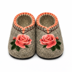 Тапочки женские "Чайная роза" (Т367)