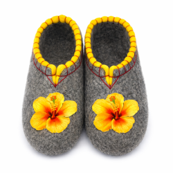 Тапочки женские "Желтый гибискус" (Т391)