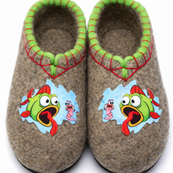 Тапочки мужские "Рыбка" (Т401)