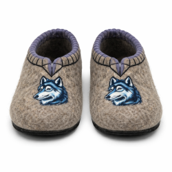 Тапочки Мужские "Волк" (Т406)