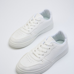 Кроссовки женские белые,  W0014-2 