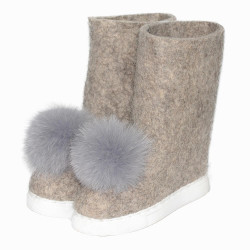 Валенки с помпоном (276АП)