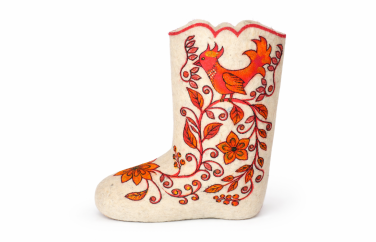Женские валенки с росписью
