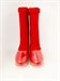 Валенки мужские красные с прозрачными галошами (400М-СП) - фото 39020