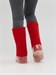 Валенки женские красные с прозрачными галошами (400Ж-СП) - фото 70528