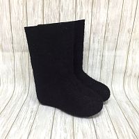 Валенки черные крашенные (100дк)