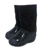 Валенки чёрные с черными галошами (100НД-СЧ)