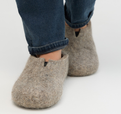 Тапочки мужские серые (Т01М)