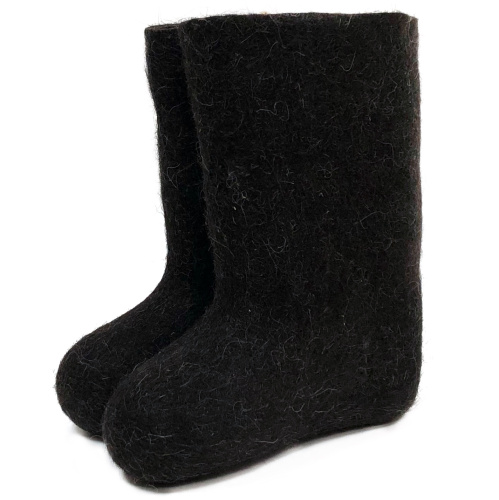 Валенки черного цвета натуральные (100Нд) Валенки черного цвета натуральные (100Нд)