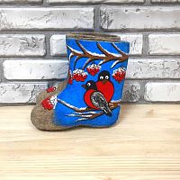 Валенки "Снегири на ветке" (241А)