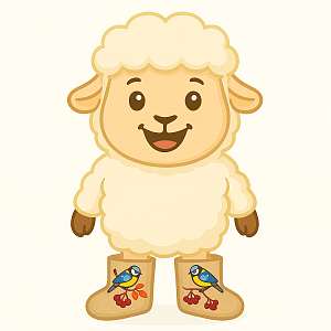 Детские валенки с вышивкой